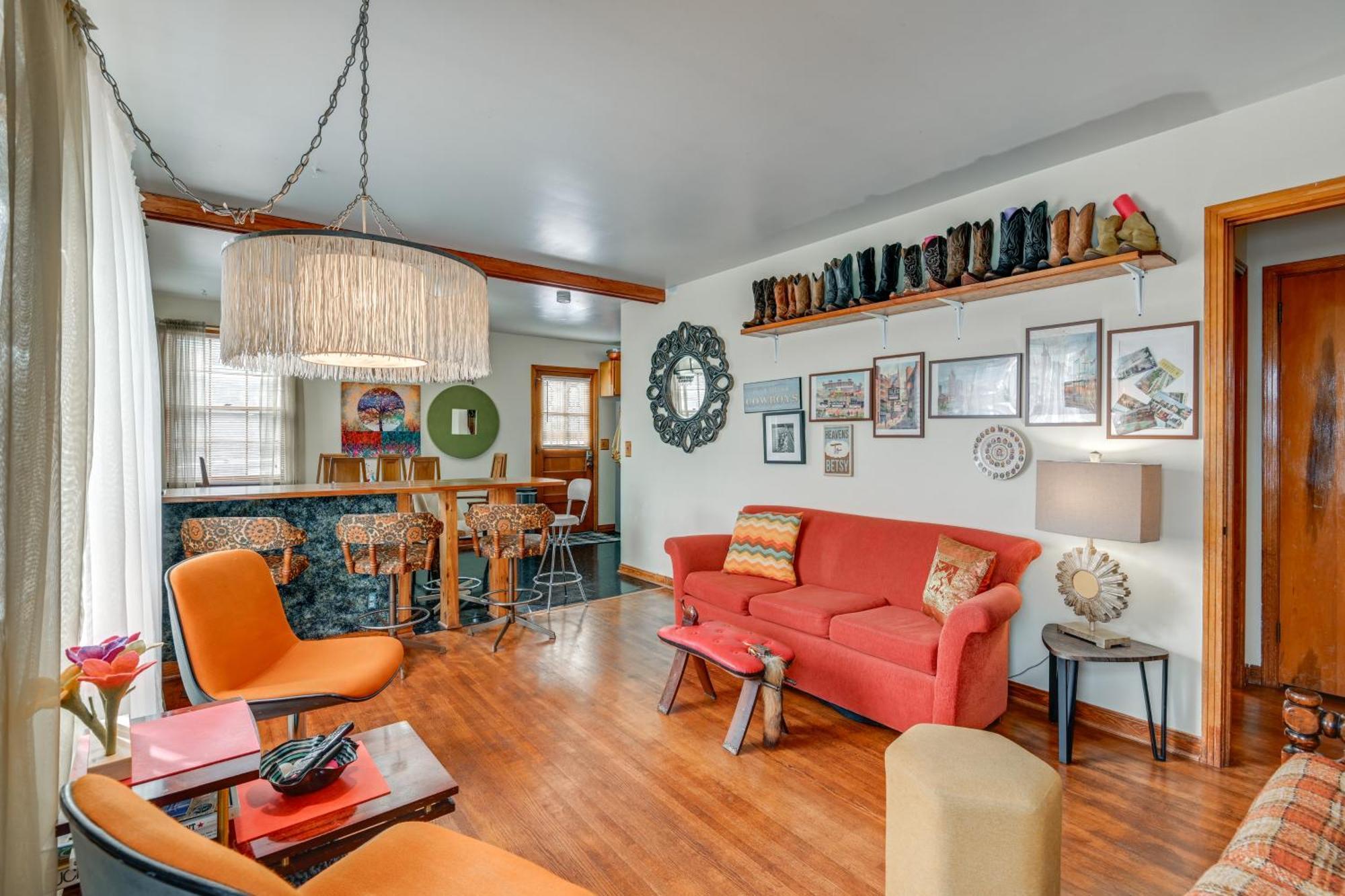 6 Mi To Downtown 70S-Themed Home In Nashville! Exterior photo